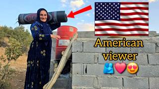Finally, an American Supporter Helps a Nomadic Woman Complete Her Roof!