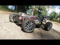 Тест-драйв радиоуправляемой багги Himoto Shootout Brushless 1/8 ... Объехал Мюгена))