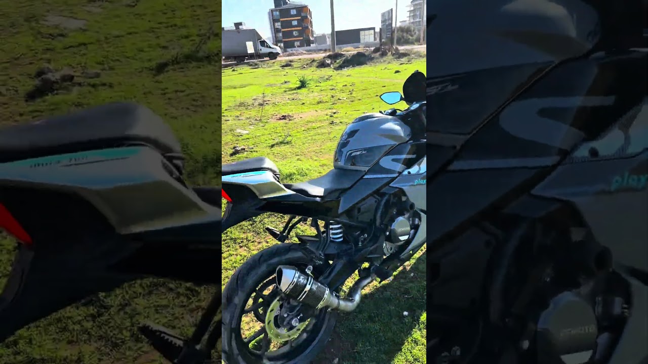 Cfmoto 250Sr a Akrapoviç egzoz. 