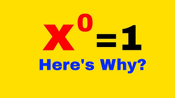 Here is why a number to the zero power is always equal to one!