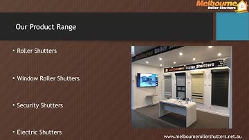 Electric Shutters - Melbourne Roller Shutters
