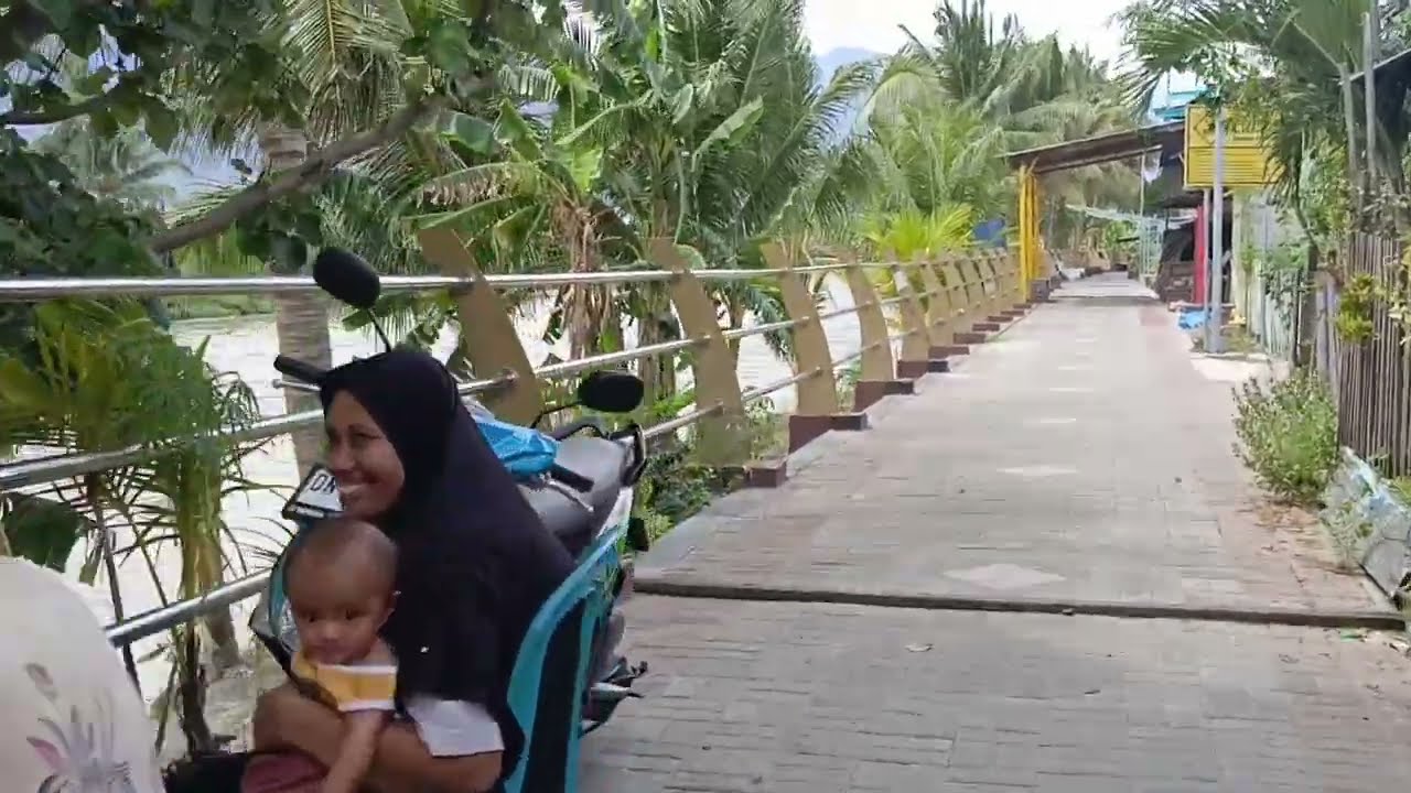 Keliling kota Palu || Perumahan ditepian sungai Palu 2025