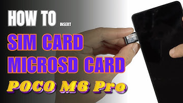 How to Install a SIM Card to XIaomi Poco M6 Pro
