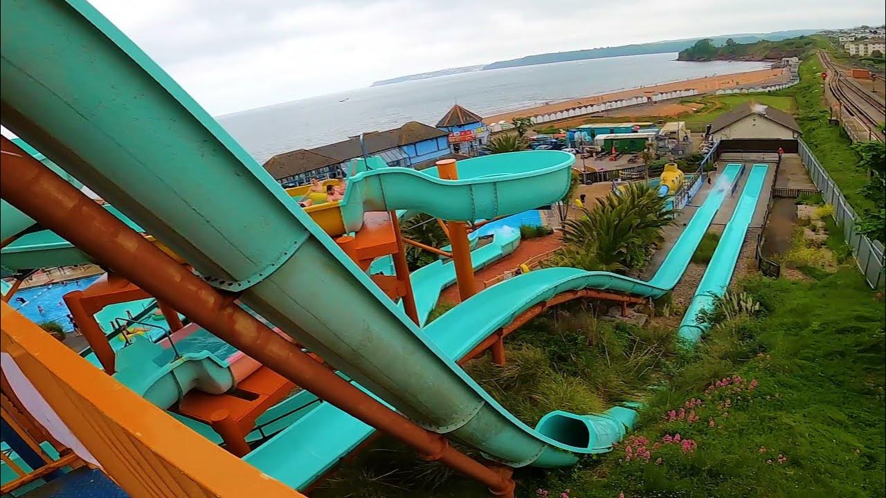 DEVILS DROP Splashdown Quaywest in Paignton, England YouTube