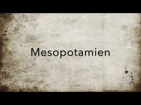 Video: Gamle Civilisationer I Mesopotamien