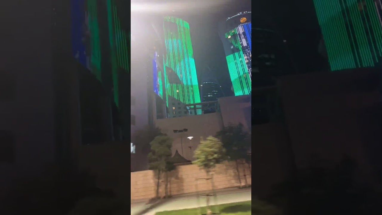 Beautiful Doha City at night 