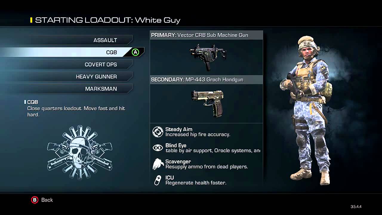 Call of Duty: Ghosts Prestige 1 (Best classes/Prestige/New Character)