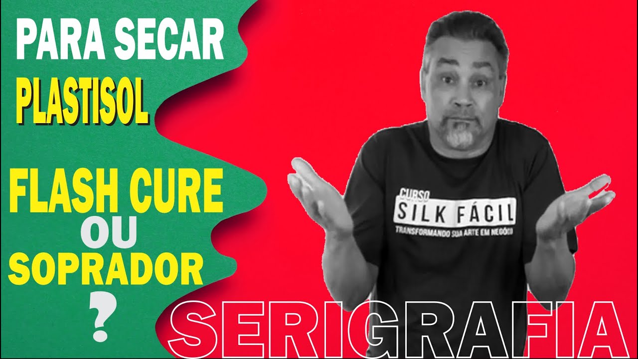 Secar Plastisol - Flash Cure ou Soprador - Qual o melhor?