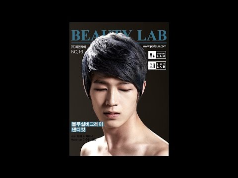 [뷰티랩 IT스타일] NO.16 블루 실버 그레이 컬러, 댄디 컷 by 디자이너 제이