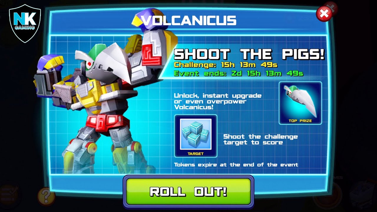 Angry Birds Transformers Volcanicus Event Day 4 Featuring
