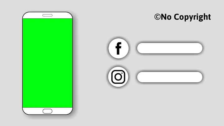 (No Copyright) Facebook & Instagram intro | Social Media | Green screen | Chroma key - Nice Techno