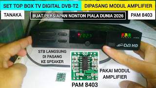 Installing a PAM 8403 Amplifier Module into a Digital DVB-T2 Set Top Box