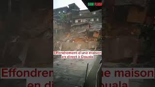 actualité cameroun : effondrement dun immeuble en direct à Douala.
