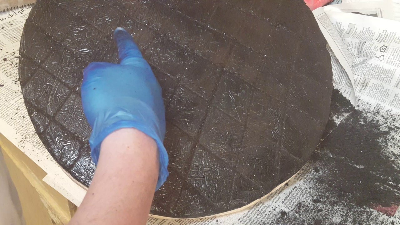 prepping a pitch lap