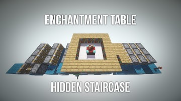 Hidden Enchantment Table Staircase!