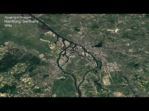 Google Earth Timelapse: Hamburg, Germany - Google Earth Timelapse: Hamburg, Germany