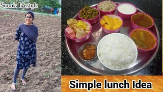 Veg lunch combo menu/சுலபமாக செய்யக்கூடிய மதிய உணவு வகைகள்/Lunch menu/ simple lunch Recipe/sanaslife