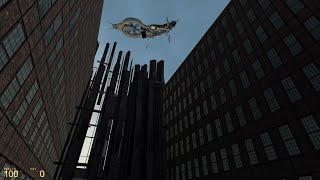 City-24 Mod (Half-Life 2 Beta) | Combine wall demonstration