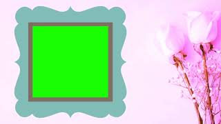 STYLISH FRAME WITH ROSE BACKGROUND ANIMATION VIDEO SOFT AND CLEAN | DMX HD BG 381 screenshot 3
