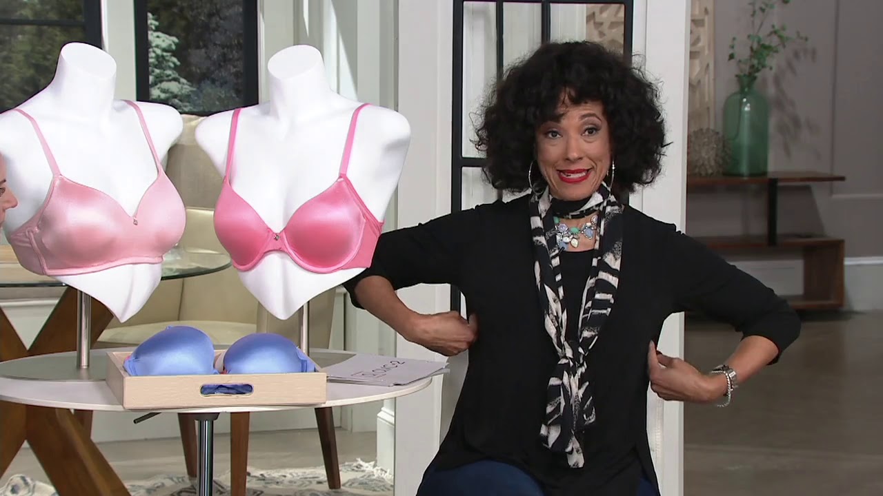 Breezies Smooth Radiance Underwire or Wirefree T-Shirt Bra on QVC 