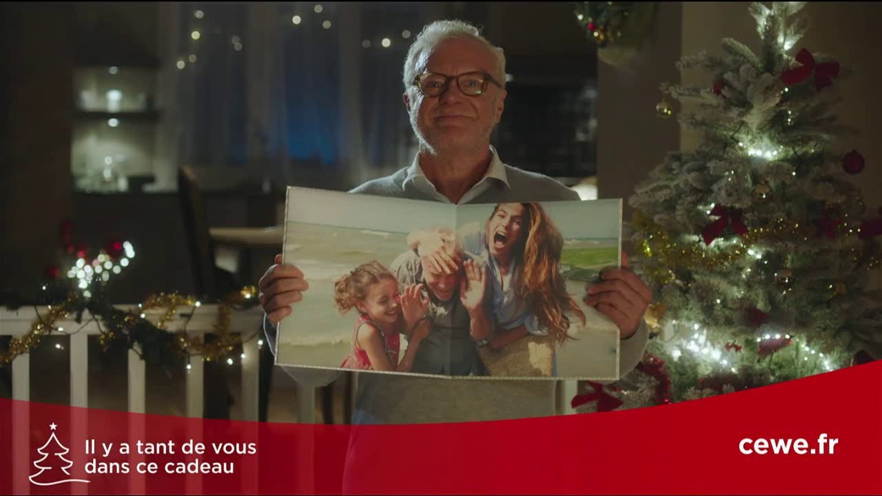 Livre photo Cewe - Publicité de Noël