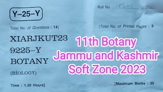 Class 11th Botany Paper Soft Zone March 2023 Regular Exam Jkbose #jkbosepapers #jkbose #11thbotany screenshot 5