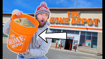 Hoeveel GOUD zit er in Home Depot-zand?