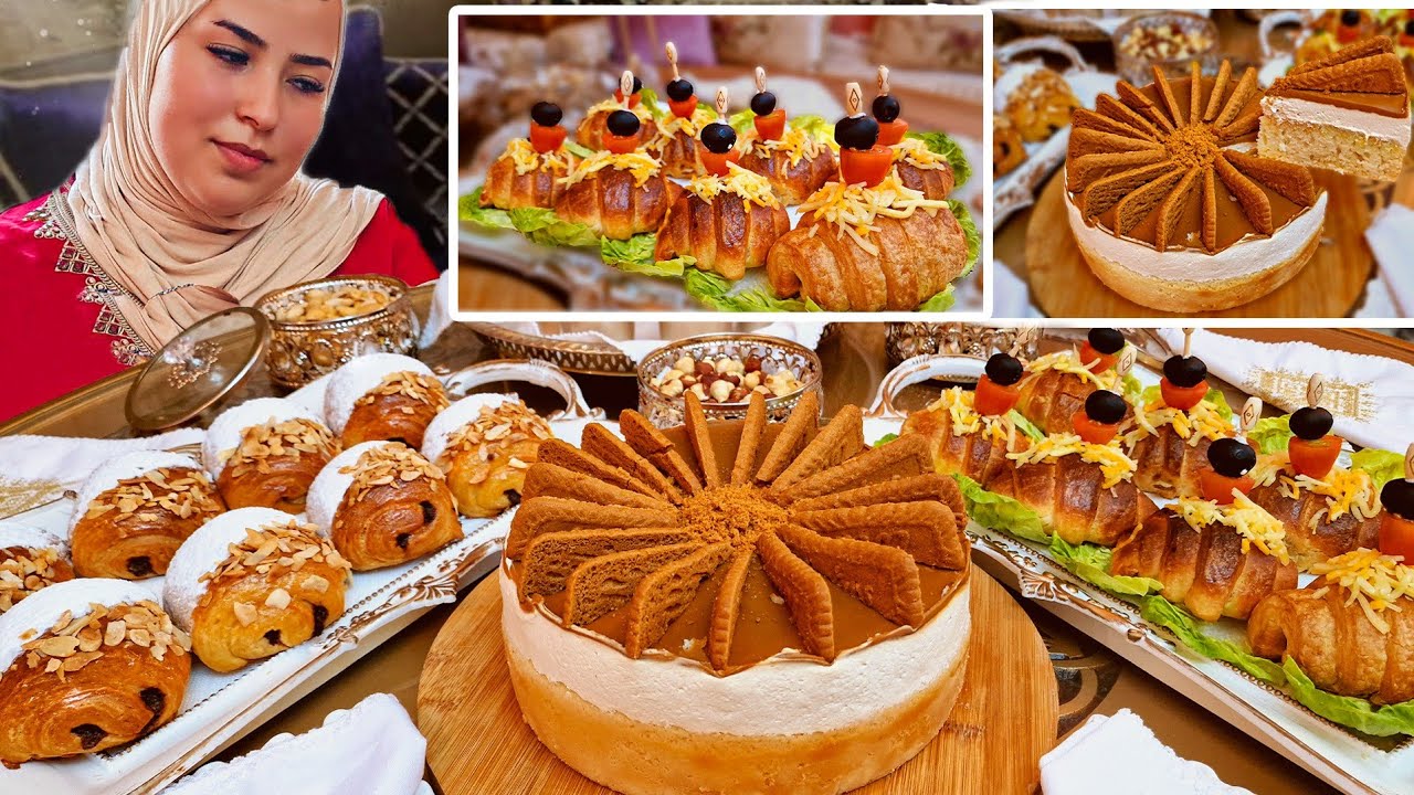 ماكاين غير الشهيوات والحداكة💃الكيكة المسخسخة🤣من ألد الكيك للي ممكن تحظريهم👌بريوش كرواسون بلا زبدة😋