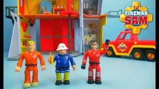 Fireman Sam Deluxe Fire Station Playset Toy Review