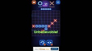 tic tac toe glow   tic tac toe mobile app fun screenshot 2