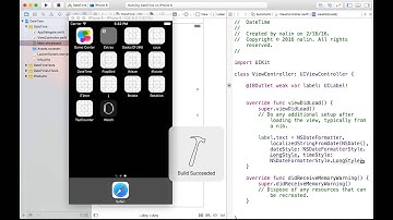 Display Date and Time with Swift