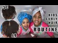 Kids Curly Hair Routine For DIFFERENT TEXTURES | Moisturize and Grow Curly & Kinky Hair