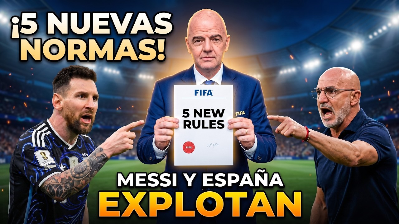 🚨ÚLTIMA HORA: ¡FIFA IMPONE 5 NUEVAS NORMAS ANTES DE LA FINAL! MESSI Y ESPAÑA EXPLOTAN
