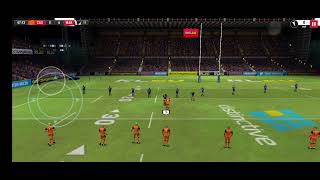 Rugby League 20 Mobile Gameplay.