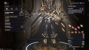 Warframe Maximum Investment - Vauban Prime | Techrot Encore
