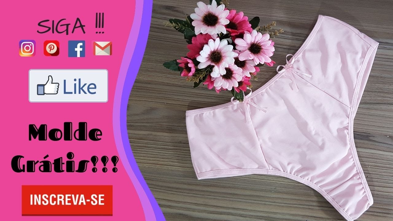 🌷Calcinha fio duplo cintura alta🌷