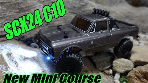 Axial SCX24 C10 Unbox and Drive on New Mini Course