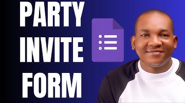 Create AMAZING Party Invites in MINUTES with Google Forms