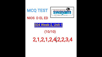 MCQ TEST 504 WEEK 2 UNIT 1