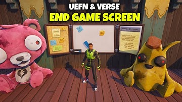How To Make End Game Screen In UEFN & Verse