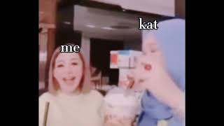 me and kat in a call :
