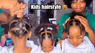 KIDS HAIR TRANSFORMATION ON A NATURAL HAIR 🥰