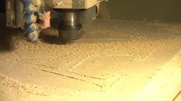 CNC router MDF letters