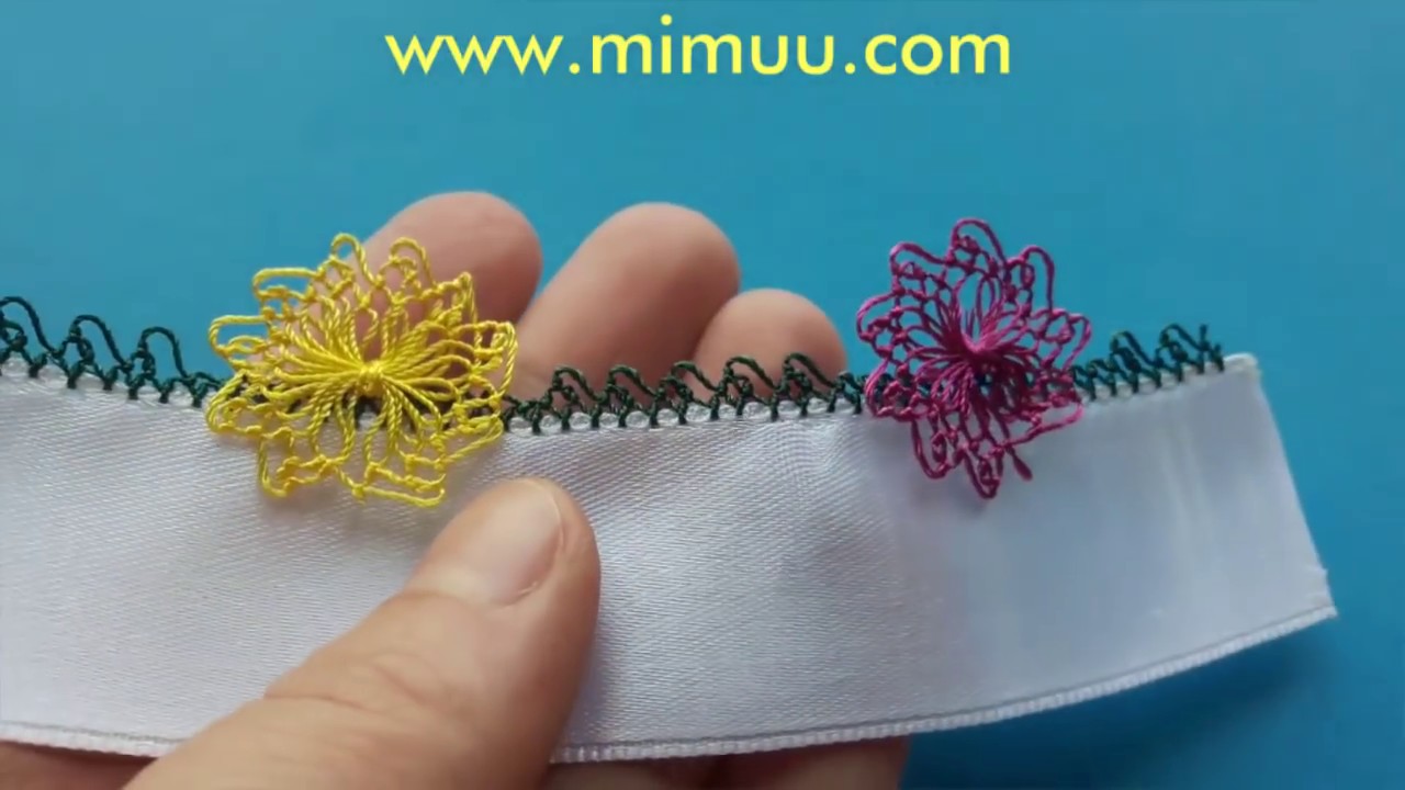 Çengelli İğne ile İğne Oyası Yapımı Tekniği - YouTube