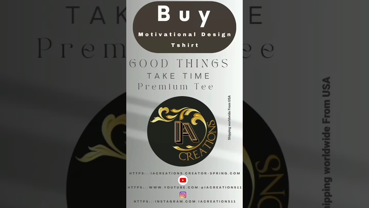 Buy Motivational Design Tshirts, Premium Tee