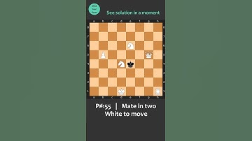 Chess Puzzle Nr. 155, Mate in two, White to move.