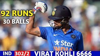 VIRAT KOHLI 94 Vs West Indies 5th ODI 2010 KOHLI batting