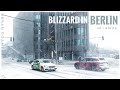 BLIZZARD IN BERLIN - Winter Walking Tour through City Centre of Germany's Capital in 4K | 60fps