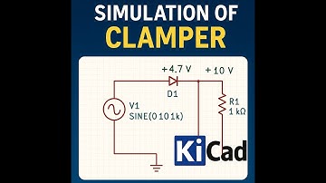 Simulation of Clamper Using KiCad