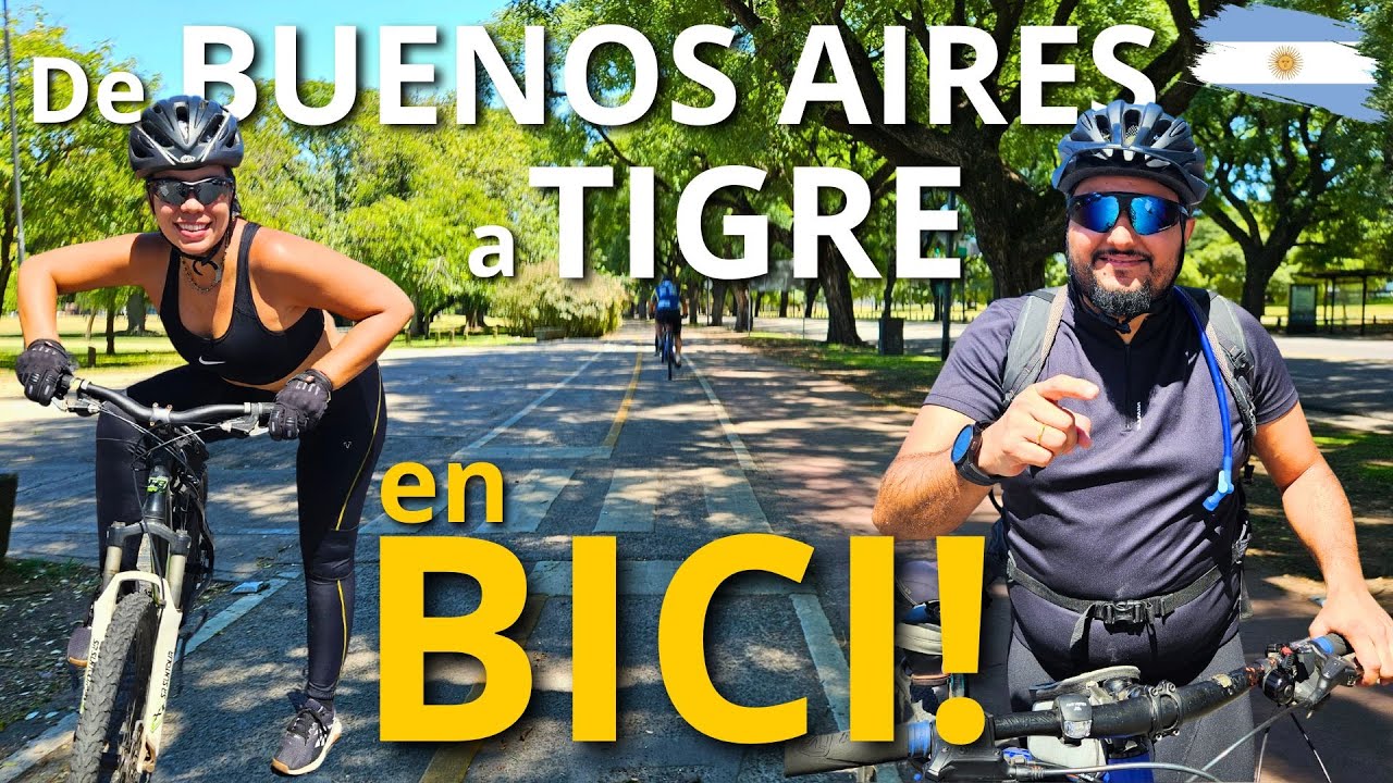 NOS FUIMOS de Buenos Aires (capital) a Tigre en BICI!